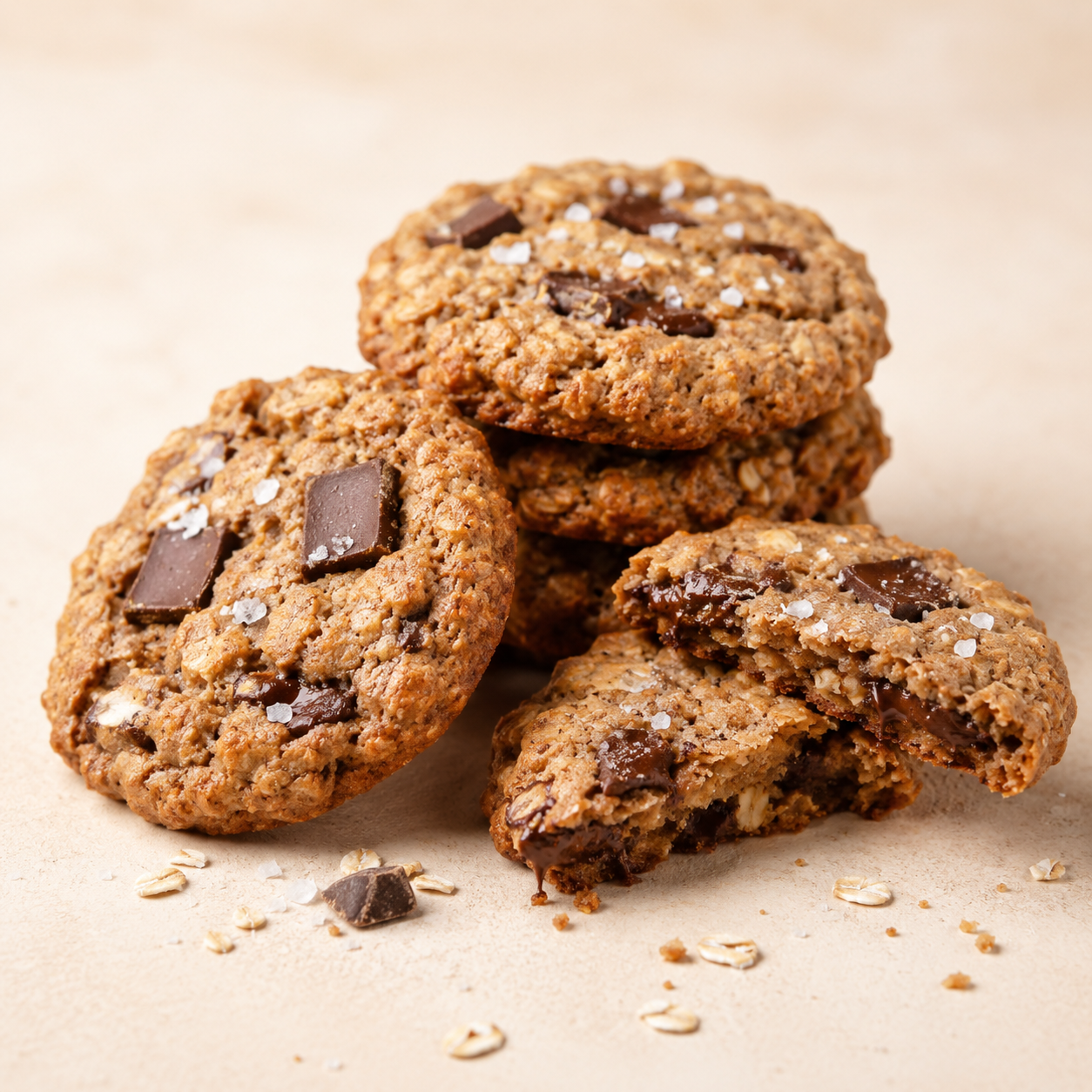 Cookie Avena, Chocolate y Sal