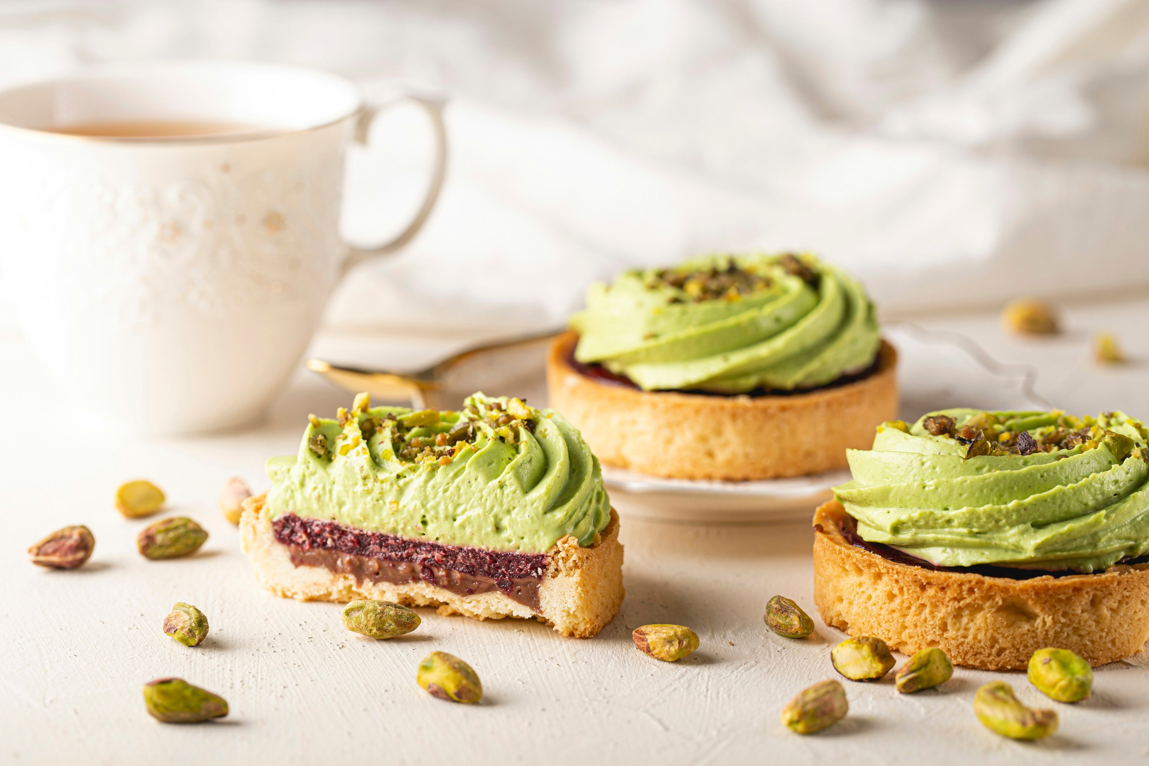 Tarta Vasca Pistacho